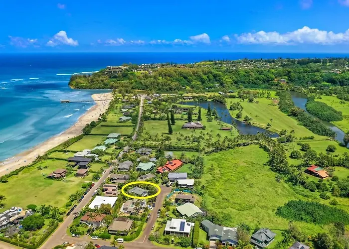 Hoaloha- Few Steps To Hanalei Bay, Hot Tub & Ac